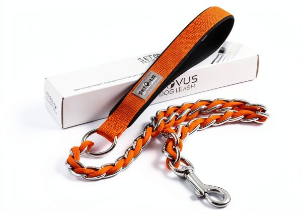 S-ETOVUS Chain Dog Leash Heavy Duty Metal Swivel Clasp-8