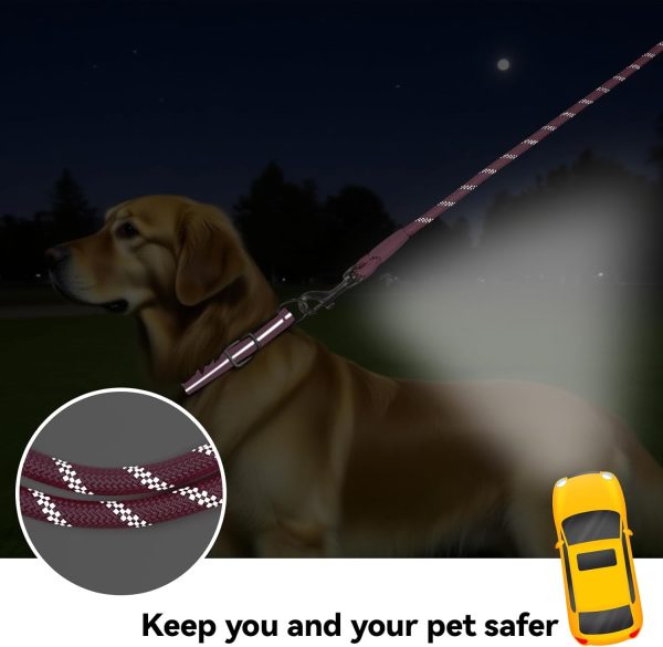 Tairro Dog Training Leash High Strength Nylon Reflective-2