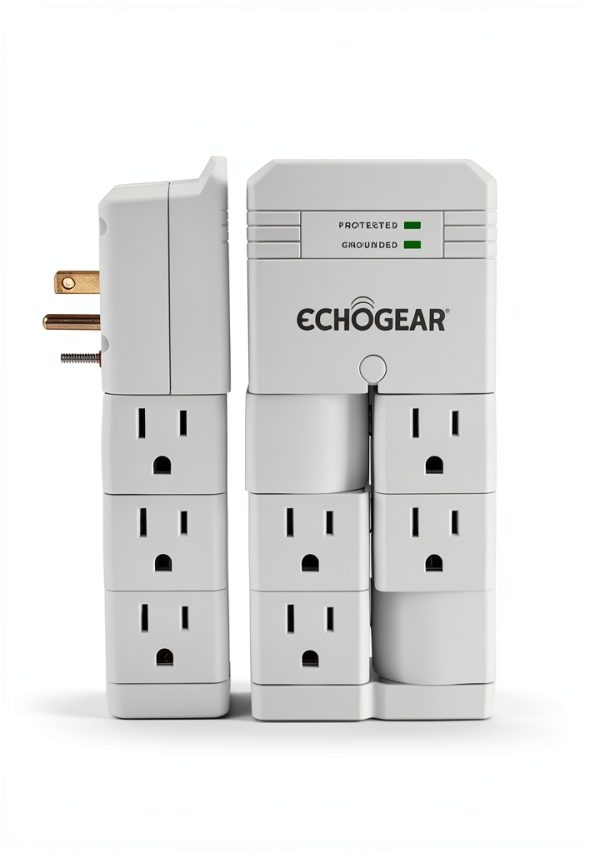 ECHOGEAR Surge Protector White-3