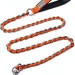 S-ETOVUS Chain Dog Leash Heavy Duty Metal Swivel Clasp-0