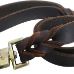LWBMG Leather Dog Leash Heavy Duty Training Large Dogs-0