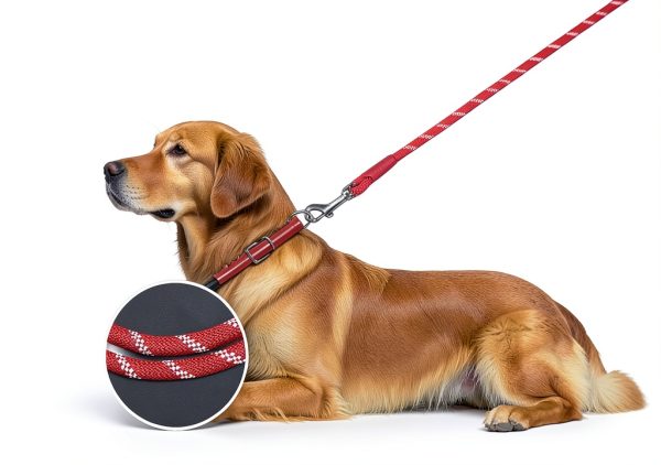 Tairro Dog Training Leash High Strength Nylon Reflective-2