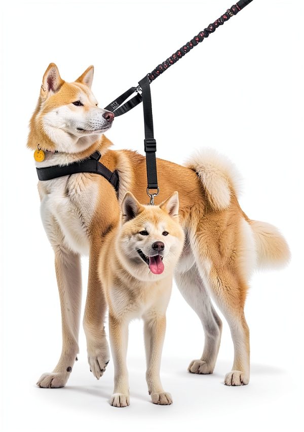 OutdoorMaster Bungee Dog Leash for Large Medium Small Dogs-5