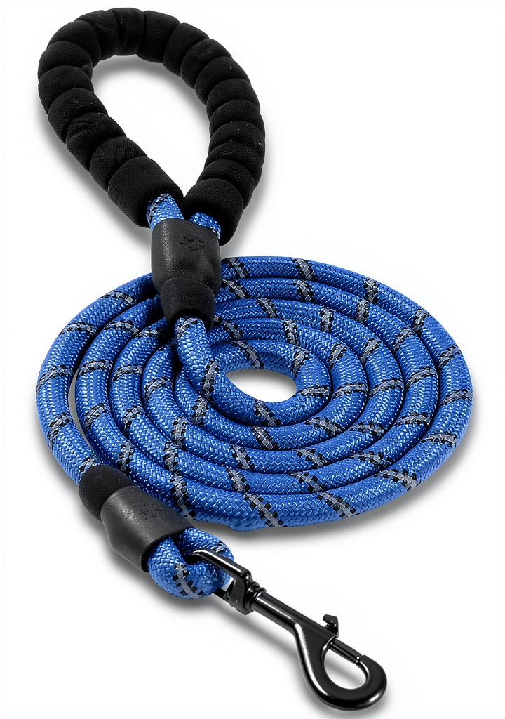 Heavy duty dog leash made from rope material