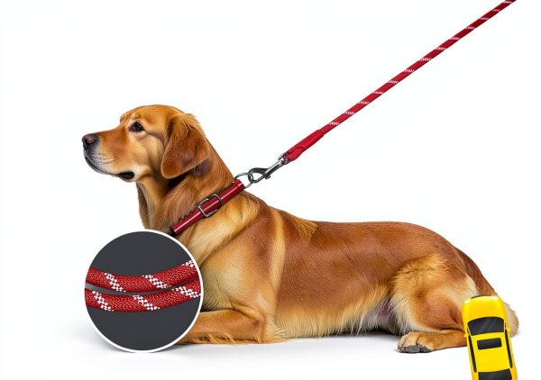 Tairro Dog Training Leash Reflective Nylon Outdoor Pet-2