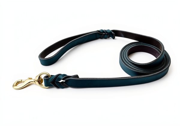LWBMG Leather Dog Leash Real Italian Leather Training Large-4