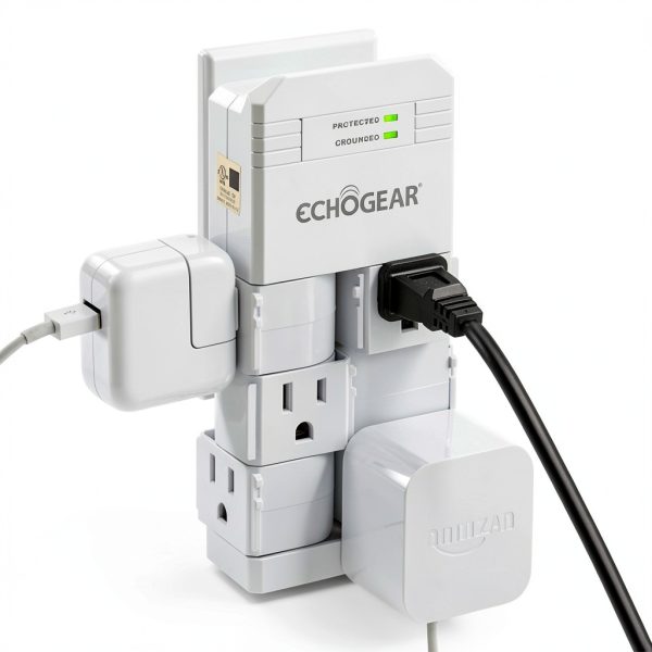 ECHOGEAR Surge Protector White-0