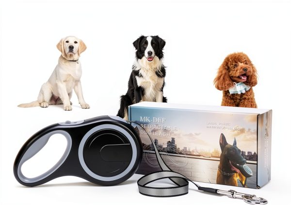 MK-DEF Dog Retractable Leash for Medium Large Dogs-4