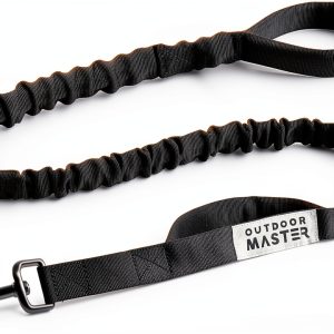 OutdoorMaster Bungee Dog Leash for Large Medium Small Dogs-0
