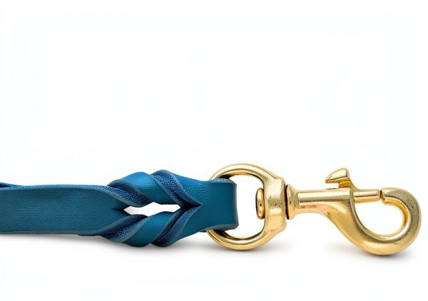 LWBMG Leather Dog Leash Real Italian Leather Training Large-3