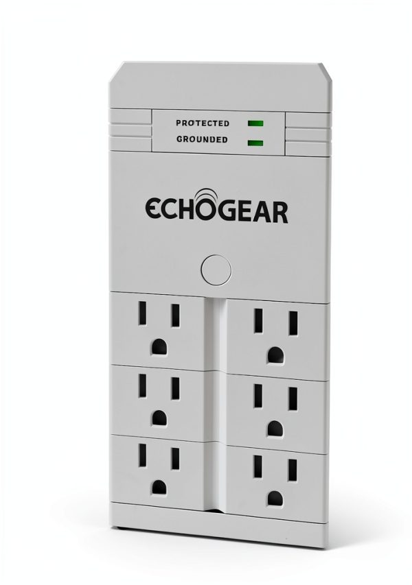 ECHOGEAR Surge Protector White-1