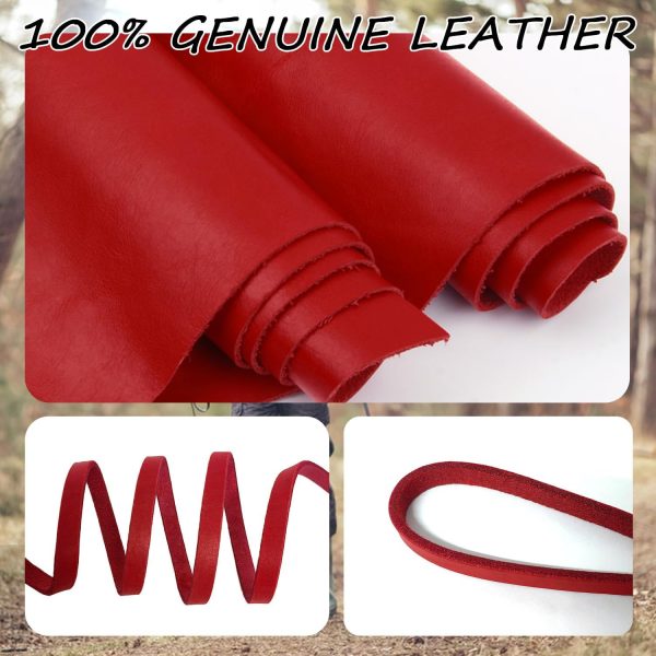 LWBMG Leather Dog Leash Real Italian Handwoven Training-1