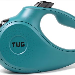 Dog Retractable Leash Tug 16ft T006SA Black Yellow-0
