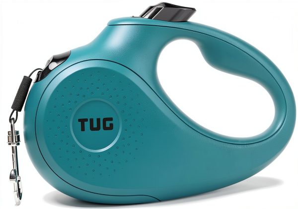 Dog Retractable Leash Tug 16ft T006SA Black Yellow-0