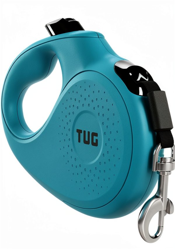 Dog Retractable Leash Tug 16ft T006SA Black Yellow-4