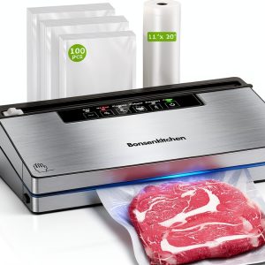 Bonsenkitchen Vacuum Sealer Steel Automatic 12in-0