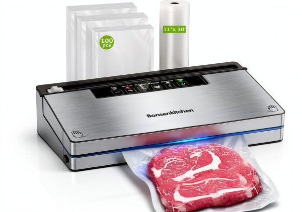 Bonsenkitchen Vacuum Sealer Steel Automatic 12in-0