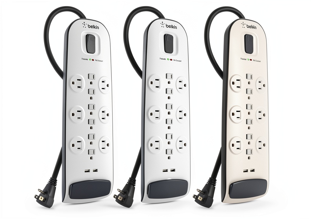 Belkin multi-outlet power strip with USB ports