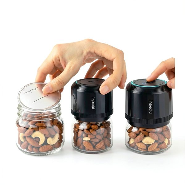 Mason Jar Vacuum Sealer Plateful VacuFresh-1