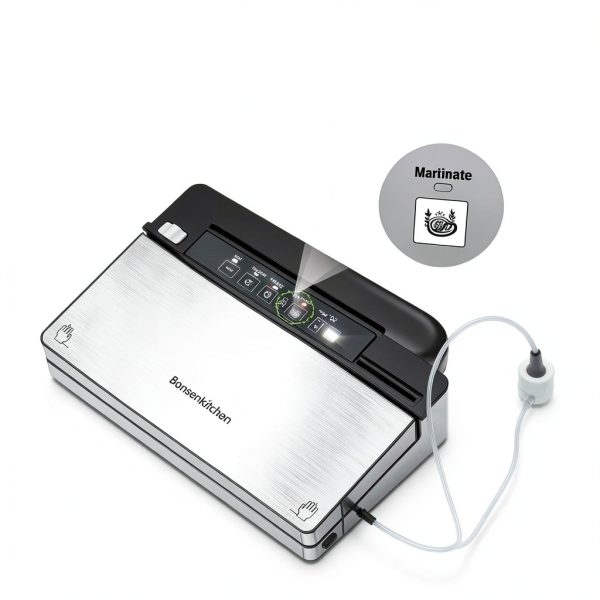 Bonsenkitchen Vacuum Sealer Steel Automatic 12in-4