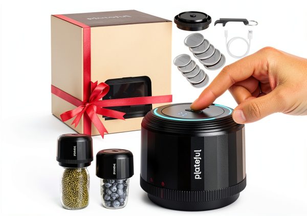 Mason Jar Vacuum Sealer Plateful VacuFresh-0