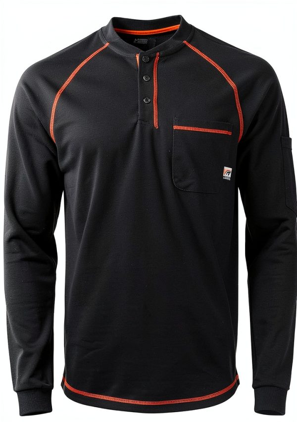 VATRENUS FR Henley Shirt Big & Tall Flame Resistant Fabric-0