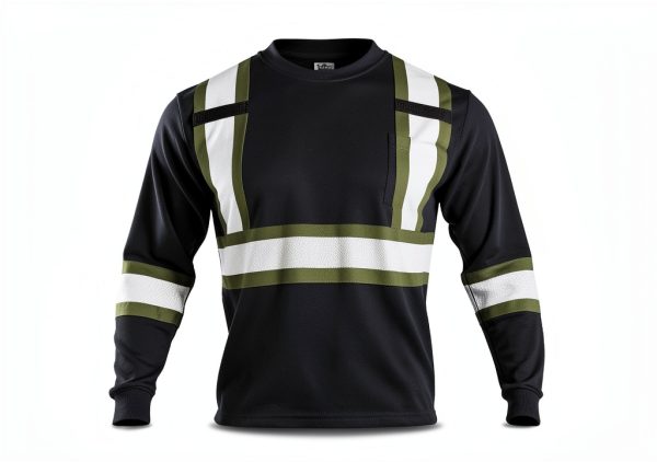 VENDACE Hi Vis T Shirt 3X-Large Royal Blue with Reflective Strips-4