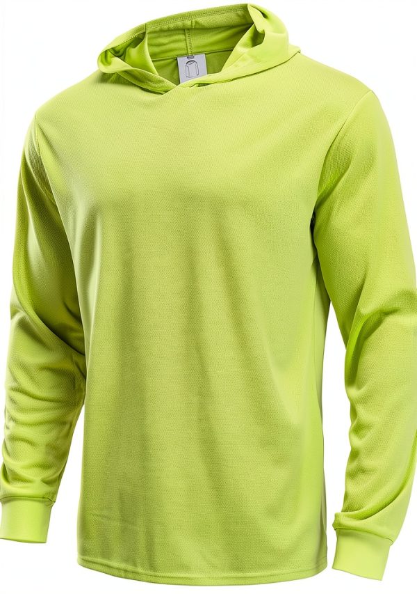 SafetyPro High Visibility Hooded Work Shirt Polyester Mesh Breathable-0