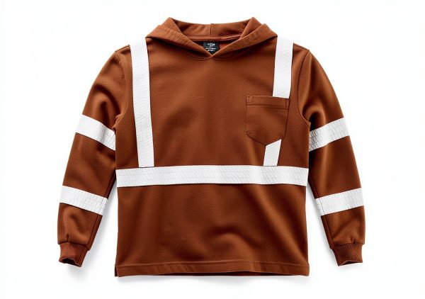 VENDACE Hi-Vis Long Sleeve Safety Shirt Orange 100% Polyester-5
