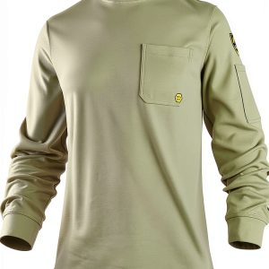 Ptahdus Flame Resistant Work Shirt Men 7.1oz Teal Grey Heather Large-0