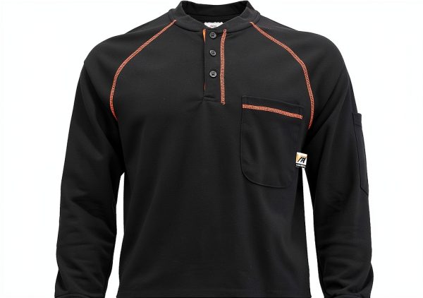 VATRENUS FR Henley Shirt Big & Tall Flame Resistant Fabric-3