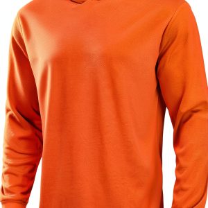 ProGuard Safety Shirt High Visibility Polyester Hooded Workwear Black-0