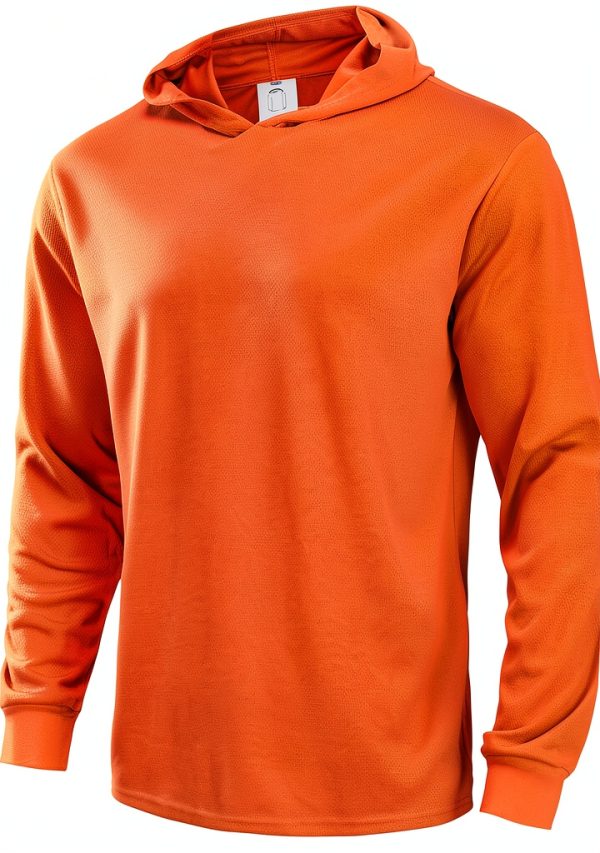 ProGuard Safety Shirt High Visibility Polyester Hooded Workwear Black-0