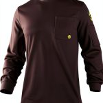 Ptahdus Flame Resistant Shirt for Men 7.1oz Burgundy Loose Fit-0