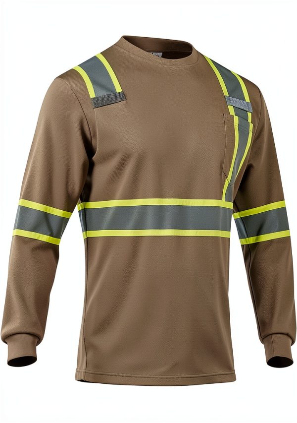 High Visibility Safety Shirt Fonirra Bird-Eye Knit Reflective-1
