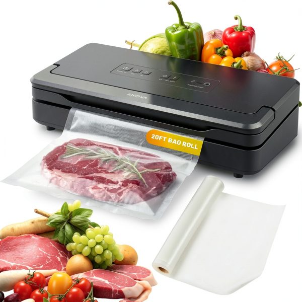 Vacuum Sealer Anova Culinary ANVS02 Black Automatic Wet Function-0