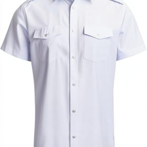 Pilot Uniform Shirt, Stretch Breathable Fabric, with Wing Eyelets-0