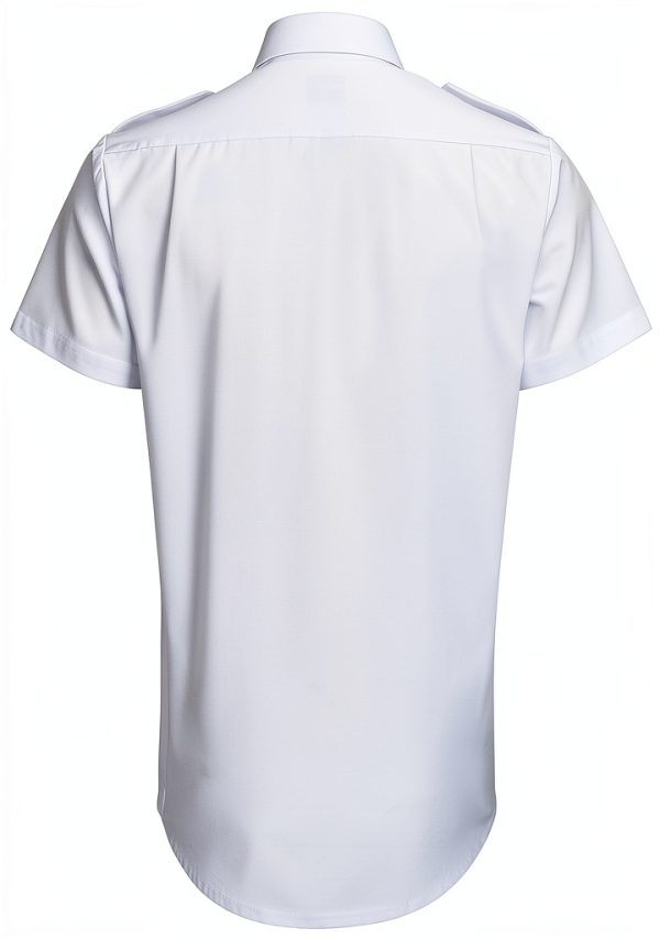 Pilot Uniform Shirt, Stretch Breathable Fabric, with Wing Eyelets-3