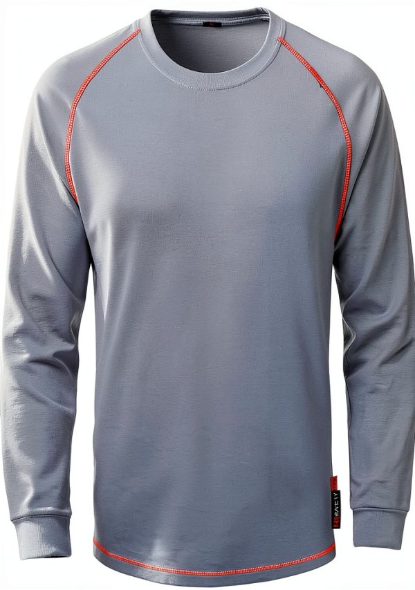 SKSAFETY FR Shirt for Men Long Sleeve Welding 6oz High Vis CAT2-0